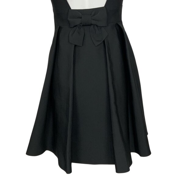 Kate Spade Marilyn Dress 4 Black Bow Sleeveless Mini - Picture 12 of 15